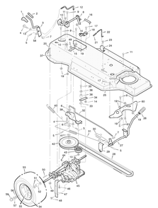 Part Location Diagram of 092031Z Murray Handle, Shift